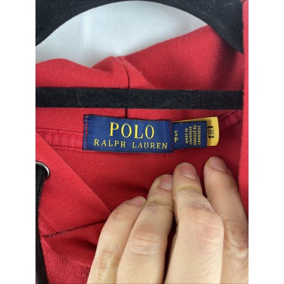 Polo Ralph Lauren Double-Knit Big Pony Velvet Graphic Pullover Men's Size S - Picture 3 of 11